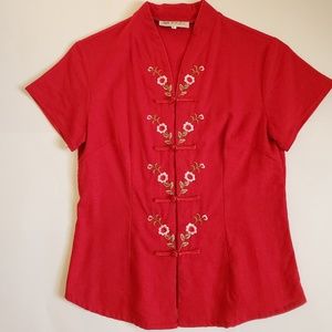 Beautiful Red flower top